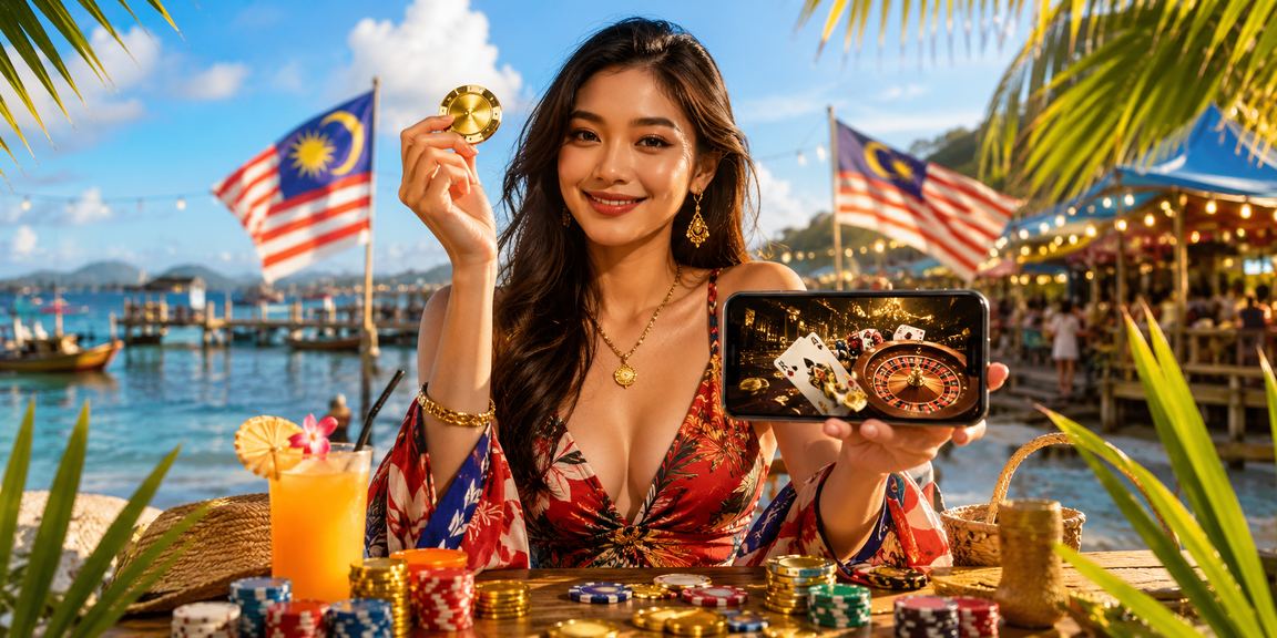 Pemain Malaysia menggunakan telefon pintar untuk akses kasino mudah alih jkt48